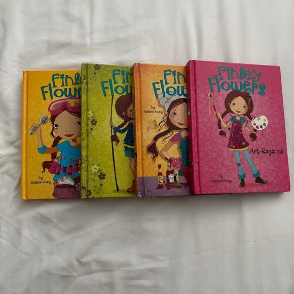 FINLEY FLOWERS by Jessica Young Picture Windows Books Lot 4 Hardcover Children's - Picture 7 of 7